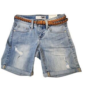 G by Guess Womens Fin Bermuda Short Denim Size 24 (0)